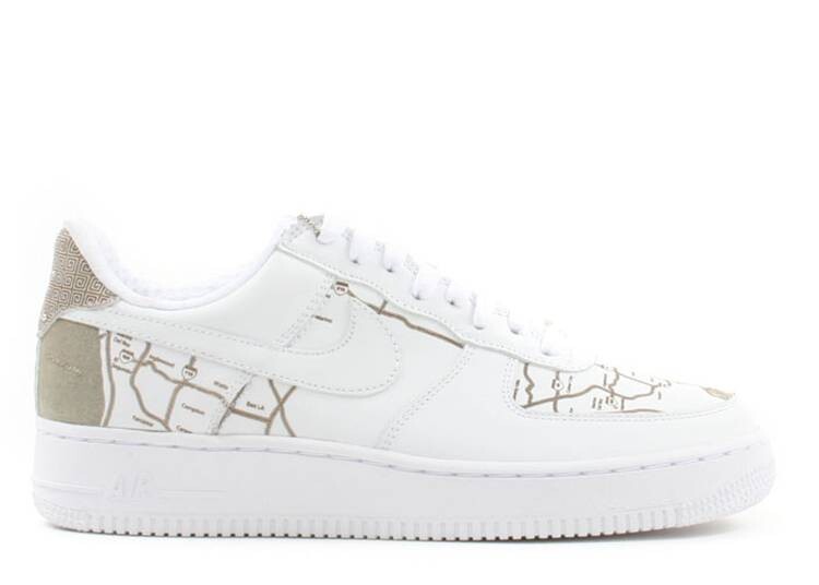 

Кроссовки Nike AIR FORCE 1 PREMIUM 'L.A. MR.CARTOON', белый