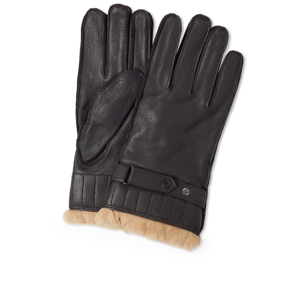 

Кожаные перчатки Barbour, коричневый