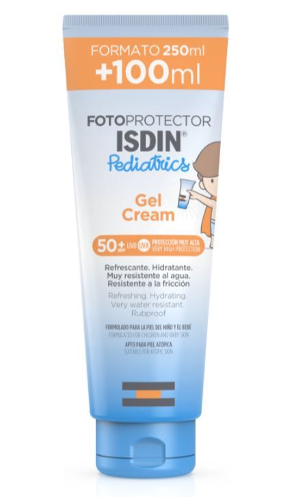 Isdin Fotoprotector Pediatrics SPF50 защитный гель с фильтром, 250 ml isdin fotoprotector foto post aftersun lotion 200 ml