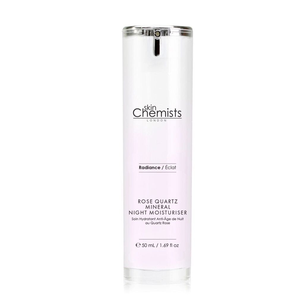 Увлажняющий крем для ухода за лицом Crema hidratante de noche mineral de cuarzo rosa Skin chemists, 50 мл