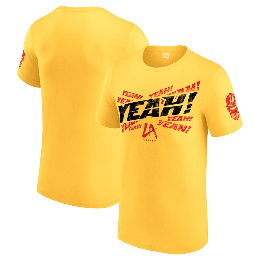 

Футболка с коротким рукавом WWE Authentic La Knight, желтый
