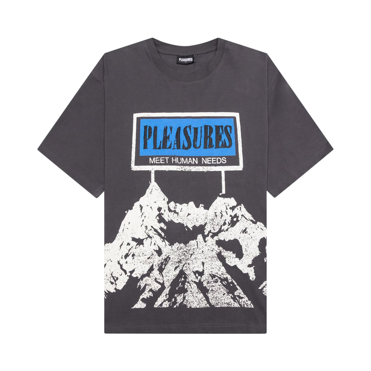 

Рубашка Pleasures Human Needs Heavyweight, угольно-серая