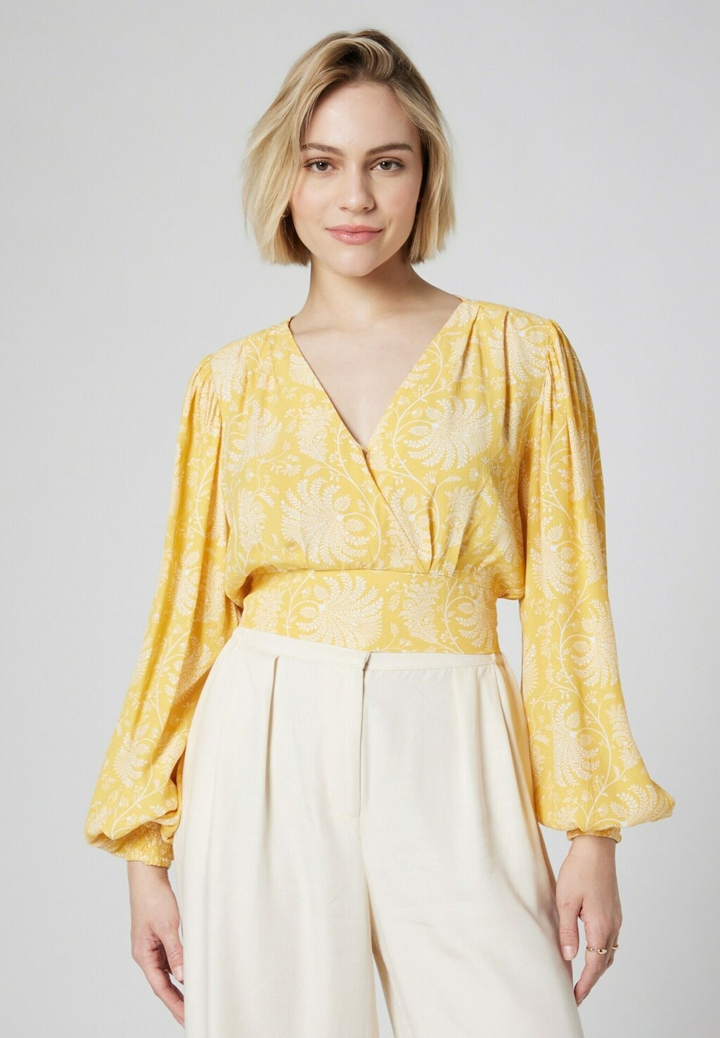 

Блузка KRETSCHMER COLLECTION CELIA Guido Maria Kretschmer Collection, цвет gelb weiß