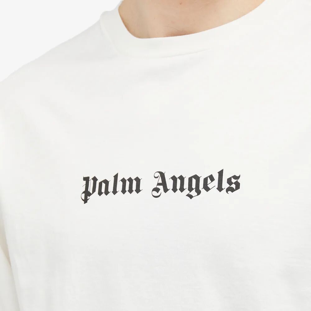 Palm Angels Футболка с длинным рукавом и логотипом, белый