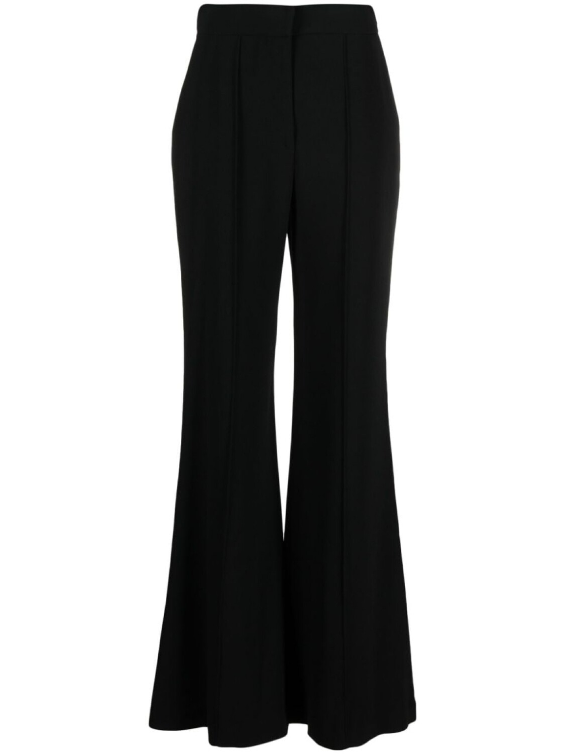 

Elie Saab расклешенные креповые брюки, черный