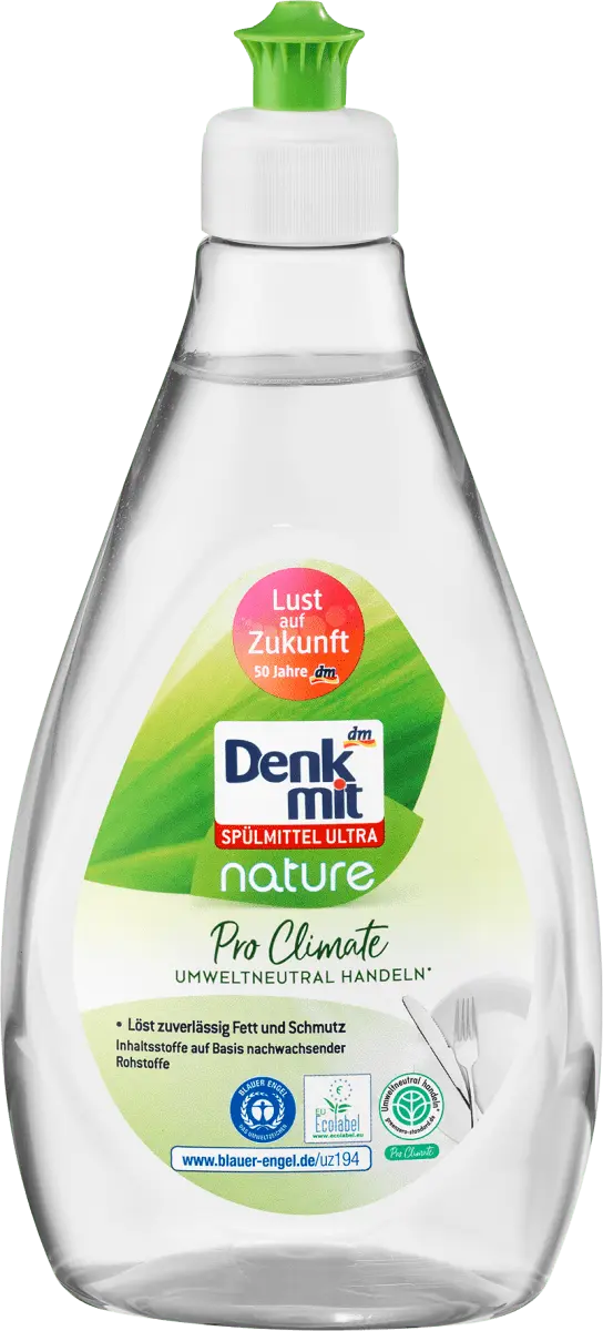 

Жидкость для мытья посуды Ultra Nature Pro Climate 500мл Denkmit