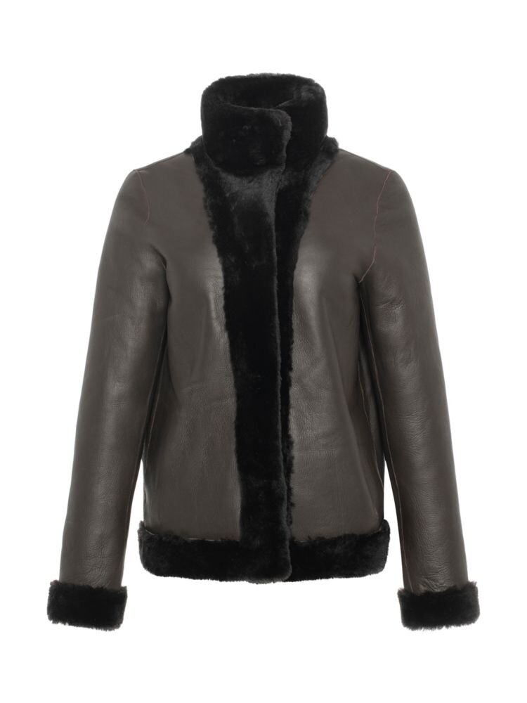 

Двусторонняя короткая куртка Made For Generations Wolfie Furs, цвет Walnut Brown