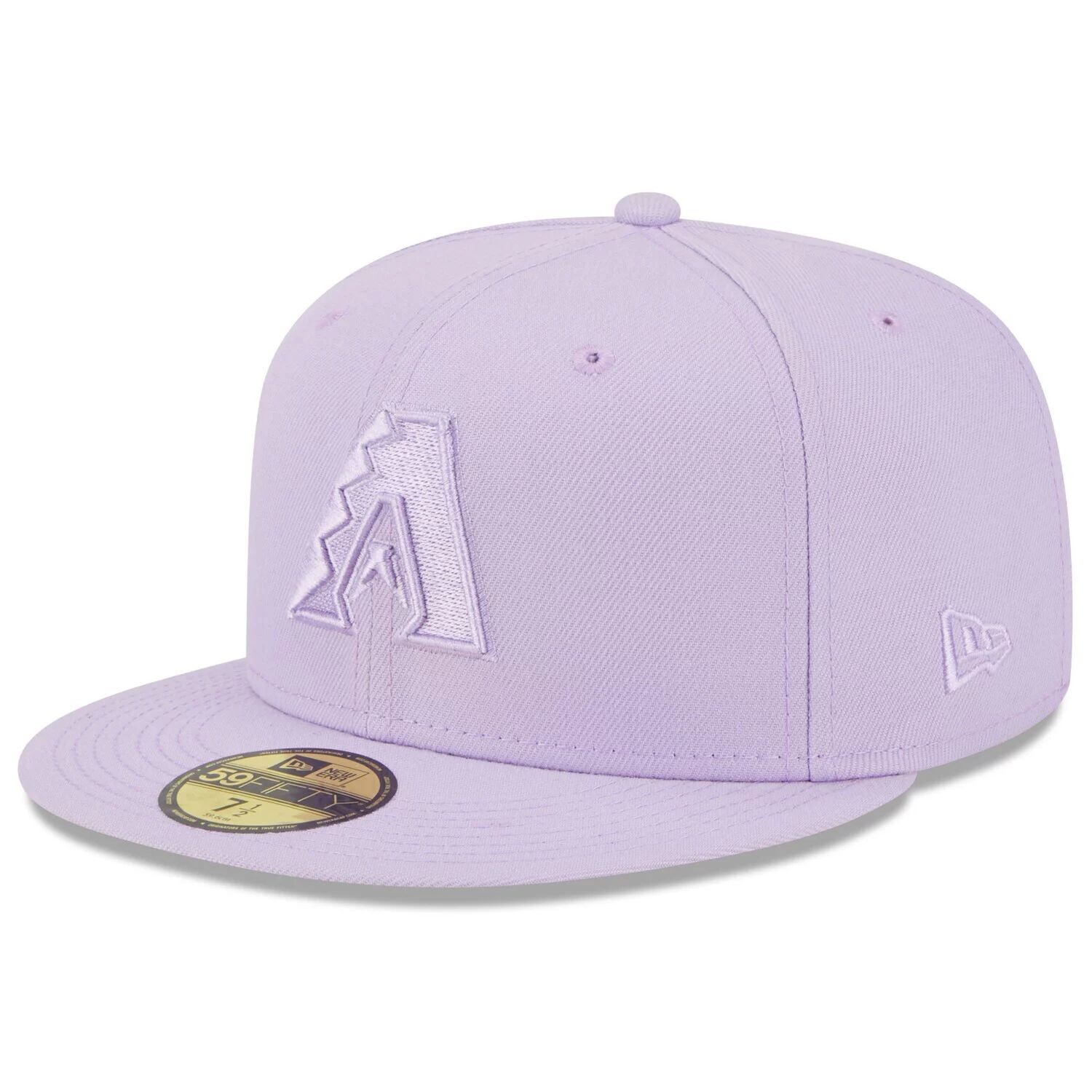 

Мужская облегающая шляпа New Era Lavender Arizona Diamondbacks 2023 Spring Color Basic 59FIFTY