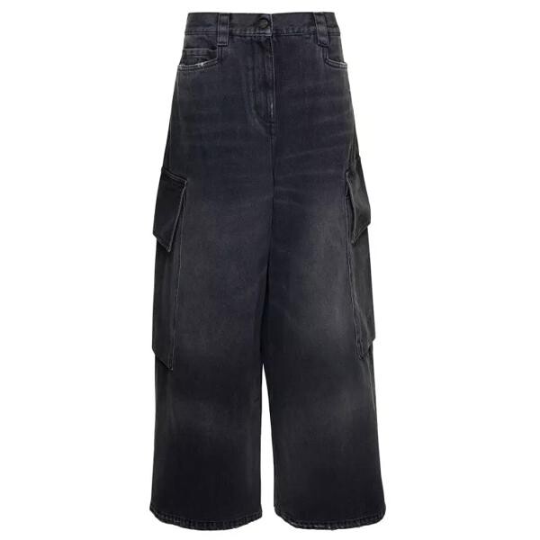 

Джинсы bw wide denim parachute Palm Angels, черный
