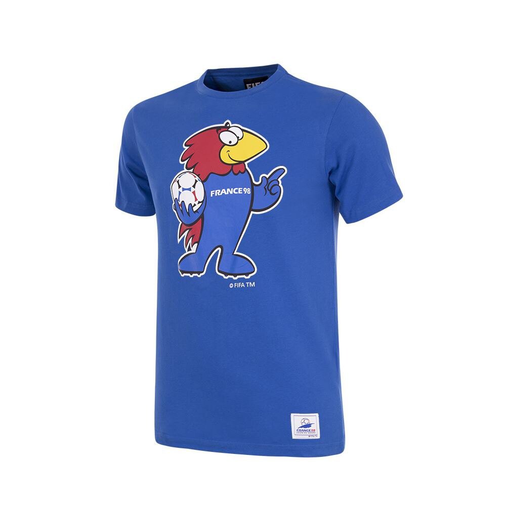 

Футболка с коротким рукавом Copa France 1998 World Cup Footix, синий