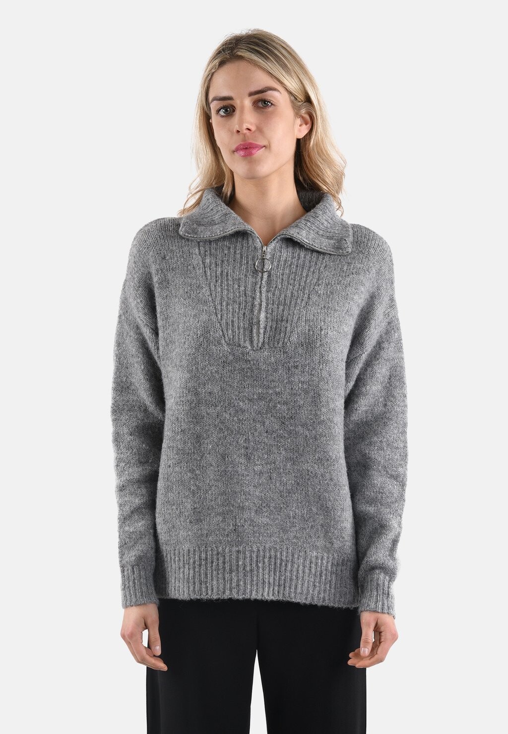 

Вязаный свитер Sisters Point, цвет grey mel