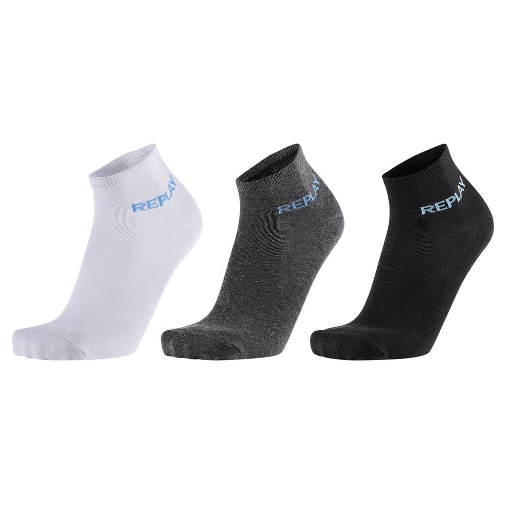 

Носки Replay Basic Logo Short 3 шт, разноцветный