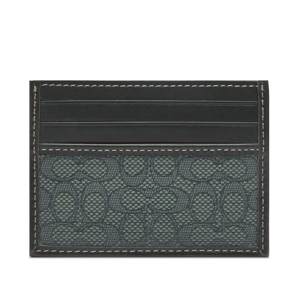 

Жаккардовый визитница Coach Mini Signature