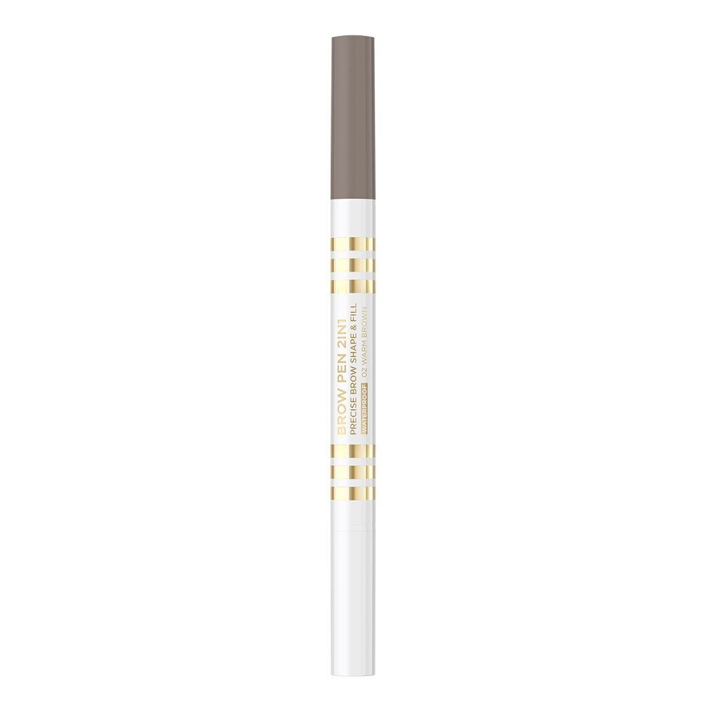 

Водостойкая ручка для бровей 2в1 02 теплый коричневый Christian Laurent Pour La Beaute, 6 мл