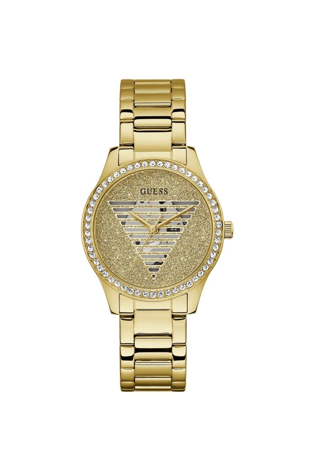 

Модные аналоговые кварцевые часы Lady Idol из нержавеющей стали - Gw0605L2 Guess, желтый