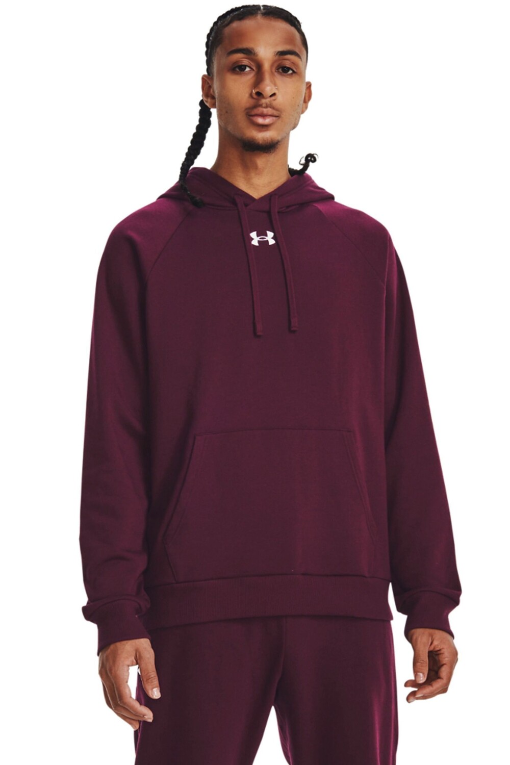 

Rival красный флис с капюшоном Under Armour, красный