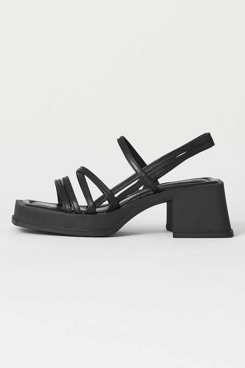 

Кожаные босоножки на массивном каблуке Vagabond Shoemakers, черный