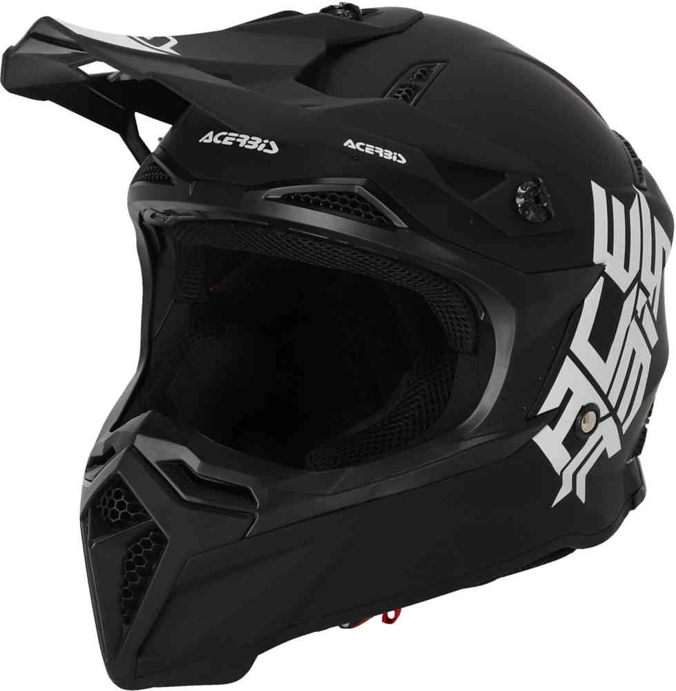 Профиль 5 Шлем для мотокросса Acerbis, черный венто джет шлем acerbis синий