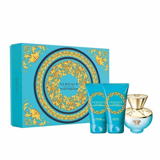 Подарочный парфюмерный набор, 3 шт. Versace, Dylan Turquoise Pour Femme