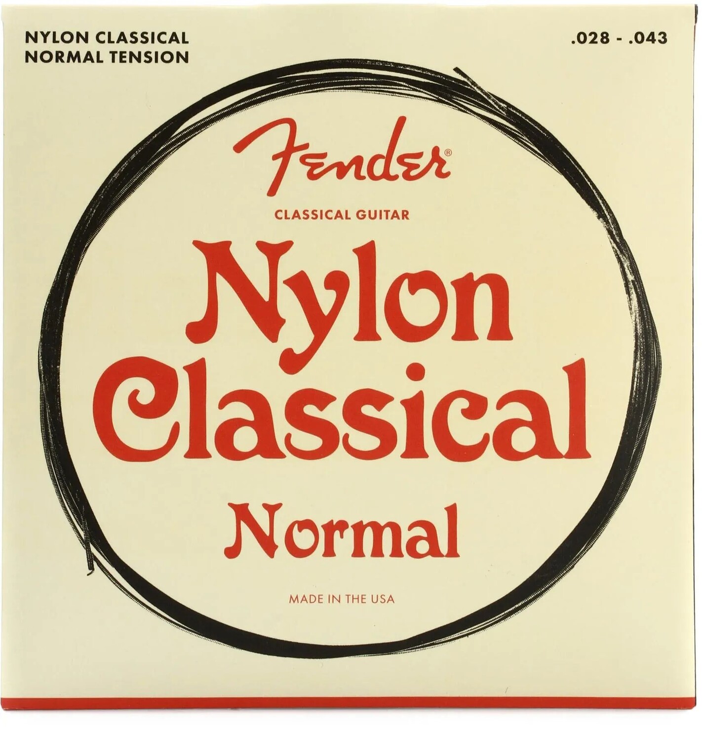 

Струны Fender 100 Classical/Nylon для гитары – стяжка нормального натяжения