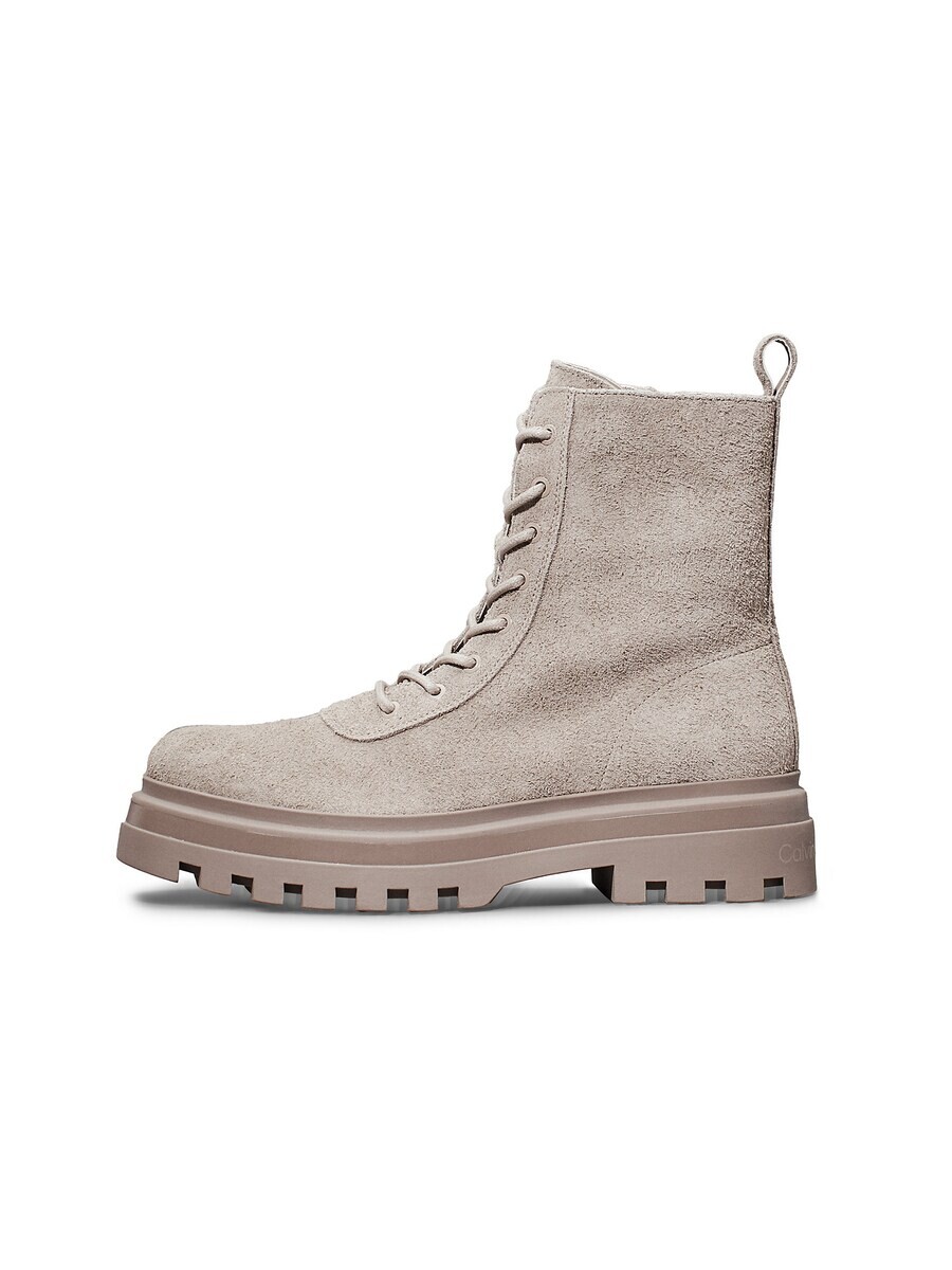

Ботинки Calvin Klein Jeans Lace-Up Boots, бежевый