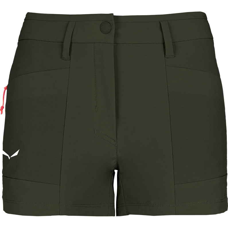 Женские шорты карго Puez DST Salewa, зеленый