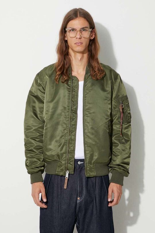 цена Куртка-бомбер MA-1 VF 59 Alpha Industries, зеленый