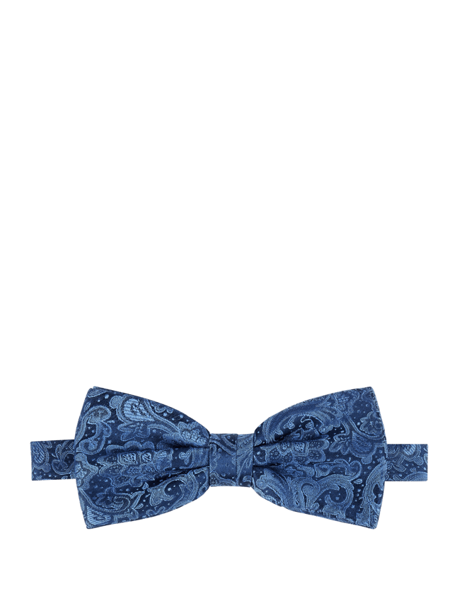 галстук бабочка подиум пейсли Шелковый галстук-бабочка Monti, синий