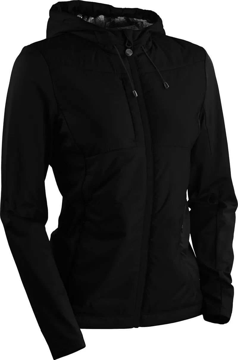 Женская куртка для гольфа Sun Mountain Colter II с молнией во всю длину, черный