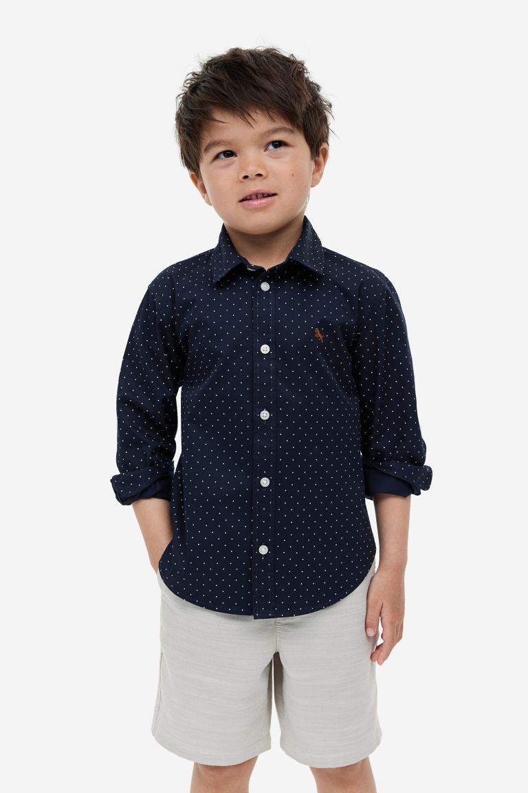Хлопчатобумажную рубашку H&M