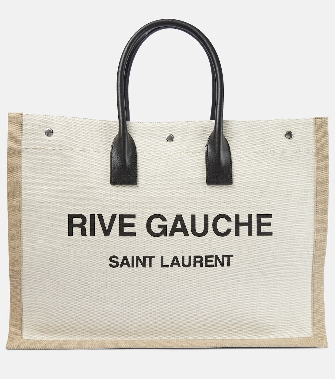 

Сумка-тоут Rive Gauche из парусины Saint Laurent, белый