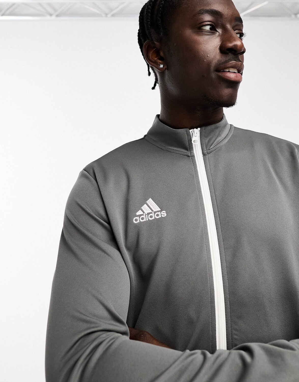 

Серая куртка на молнии adidas Football adidas performance, Серый