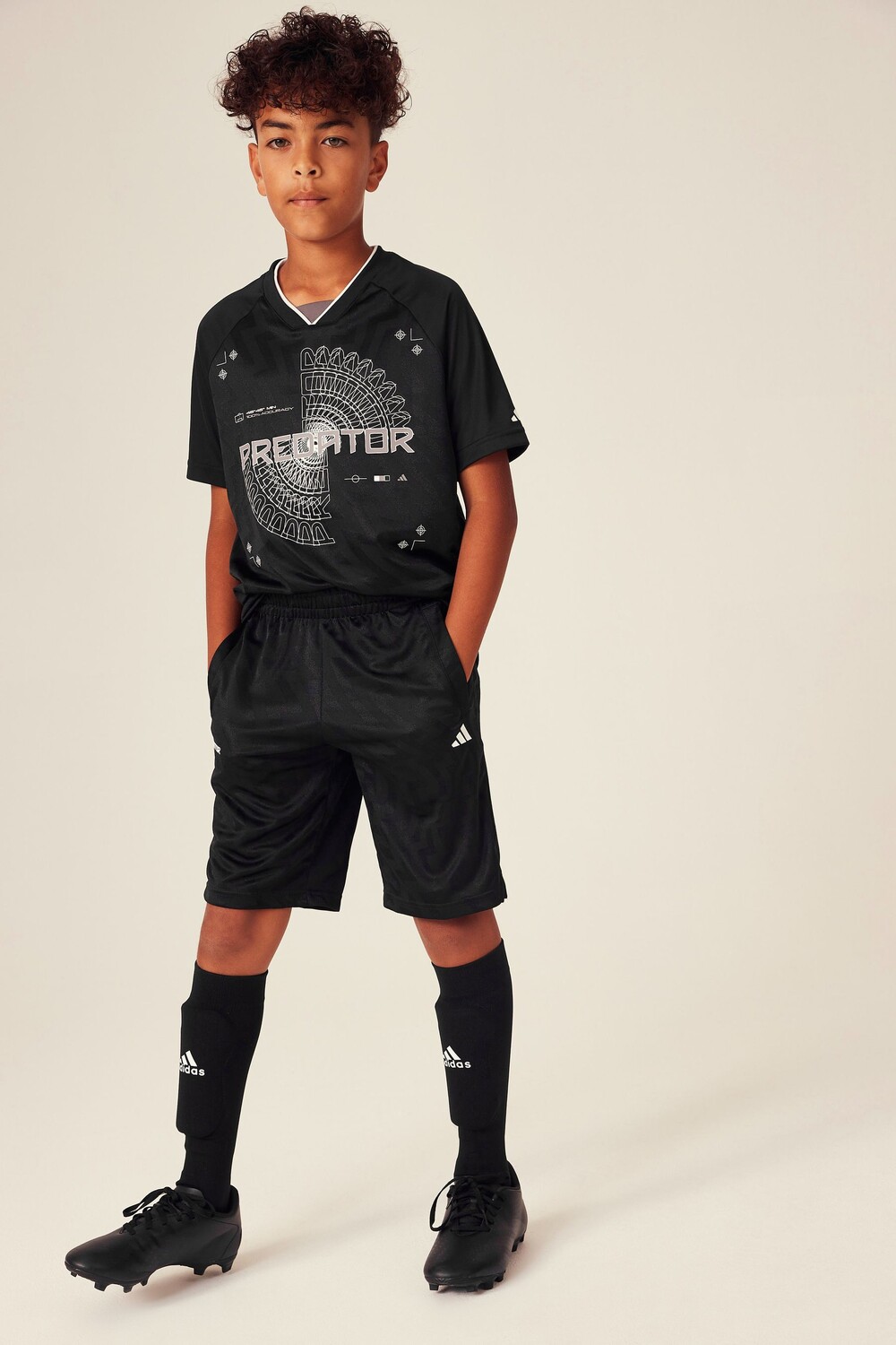 

Футбольные шорты Junior Predator adidas, черный