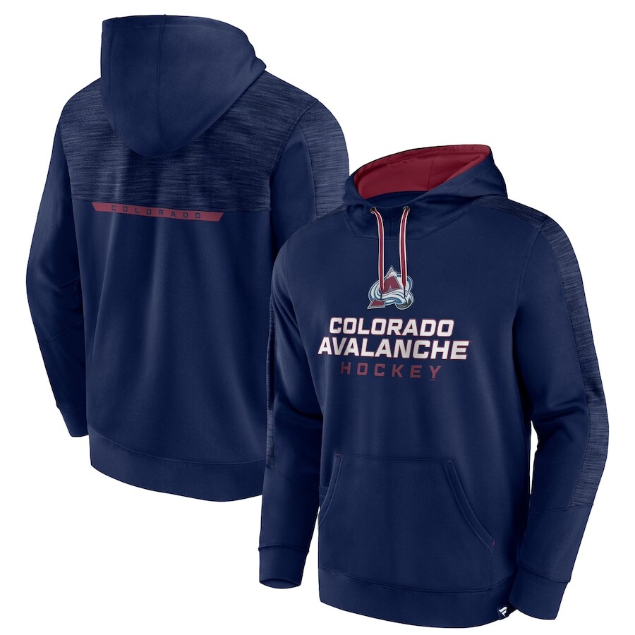 

Пуловер с капюшоном Fanatics Branded Colorado Avalanche, нави