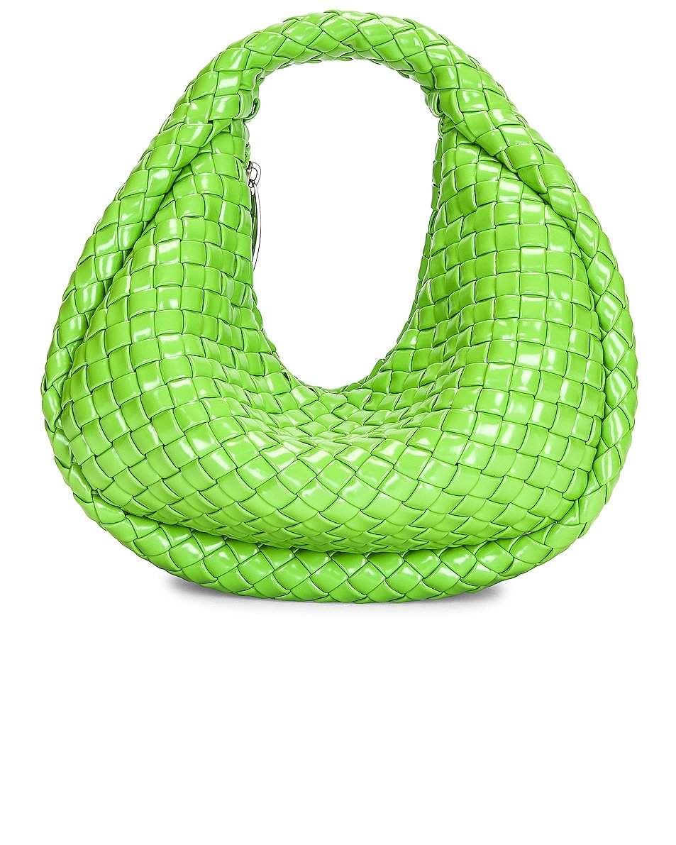 

Сумка мини Bottega Veneta Mini Padded Jodie, цвет Acid Green & Silver