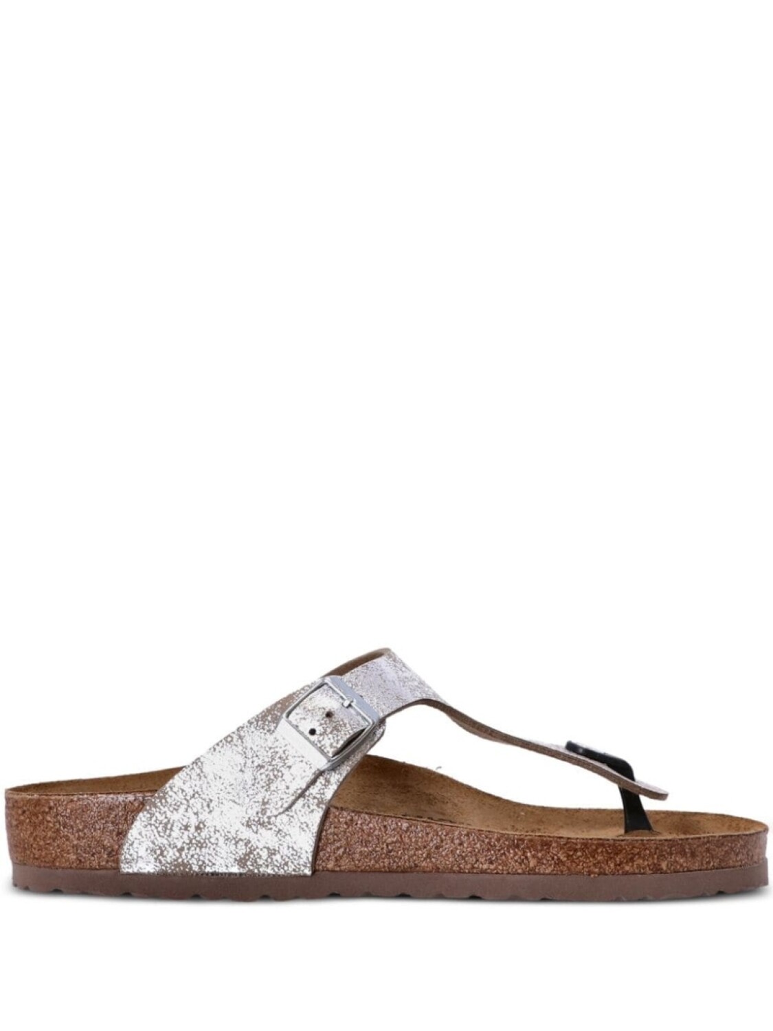 

Birkenstock вьетнамки Gizeh Birko-Flor, серебряный