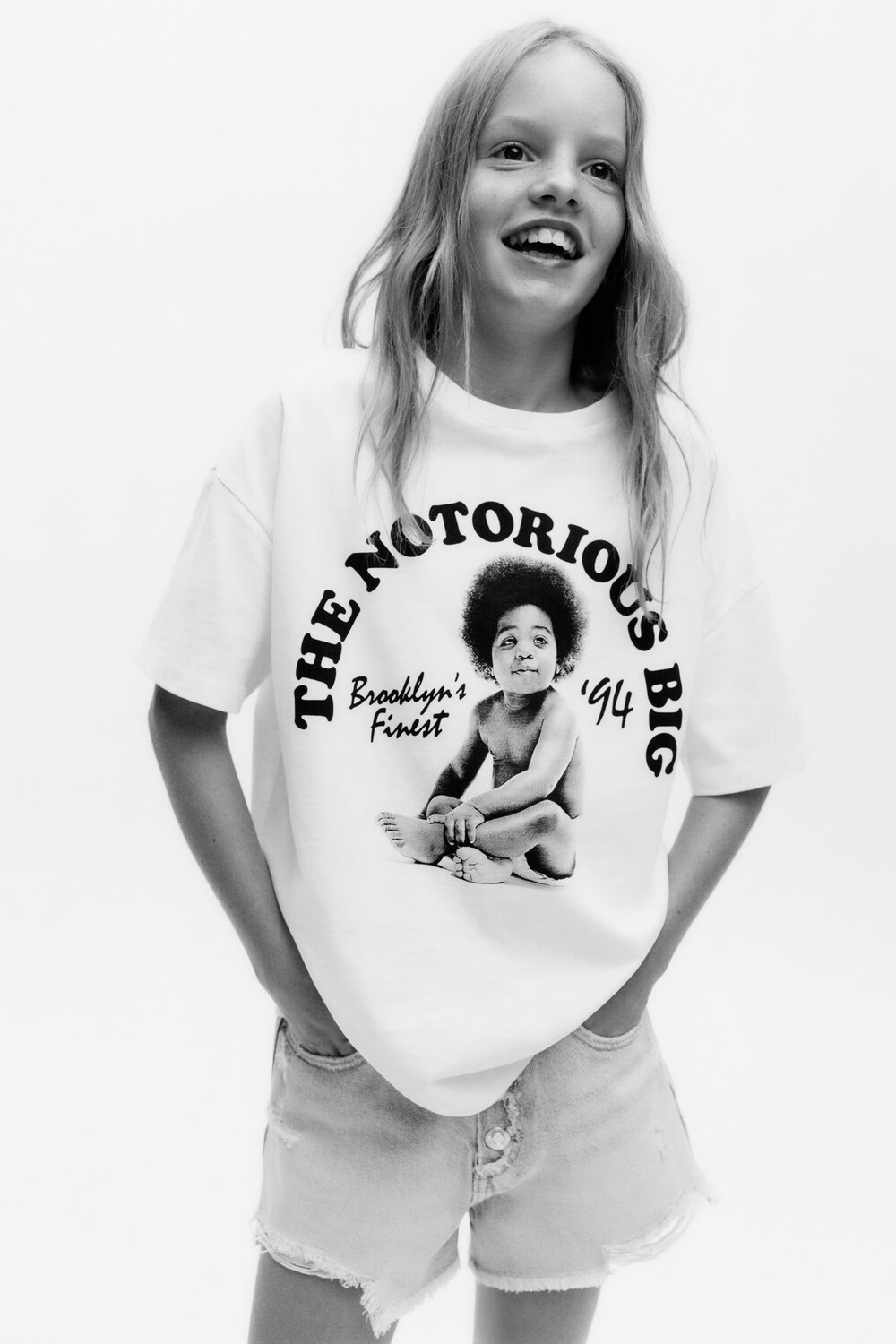 

Футболка the notorious big Zara, белый