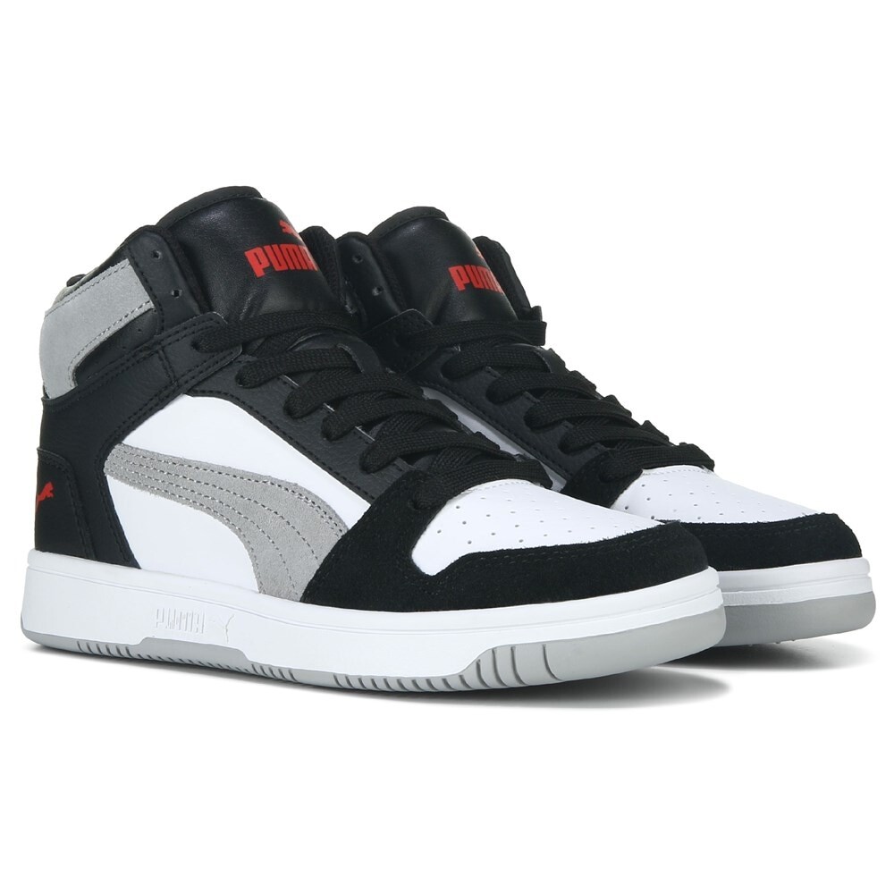 

Детские высокие кеды Rebound Layup Big Kid Puma, черный