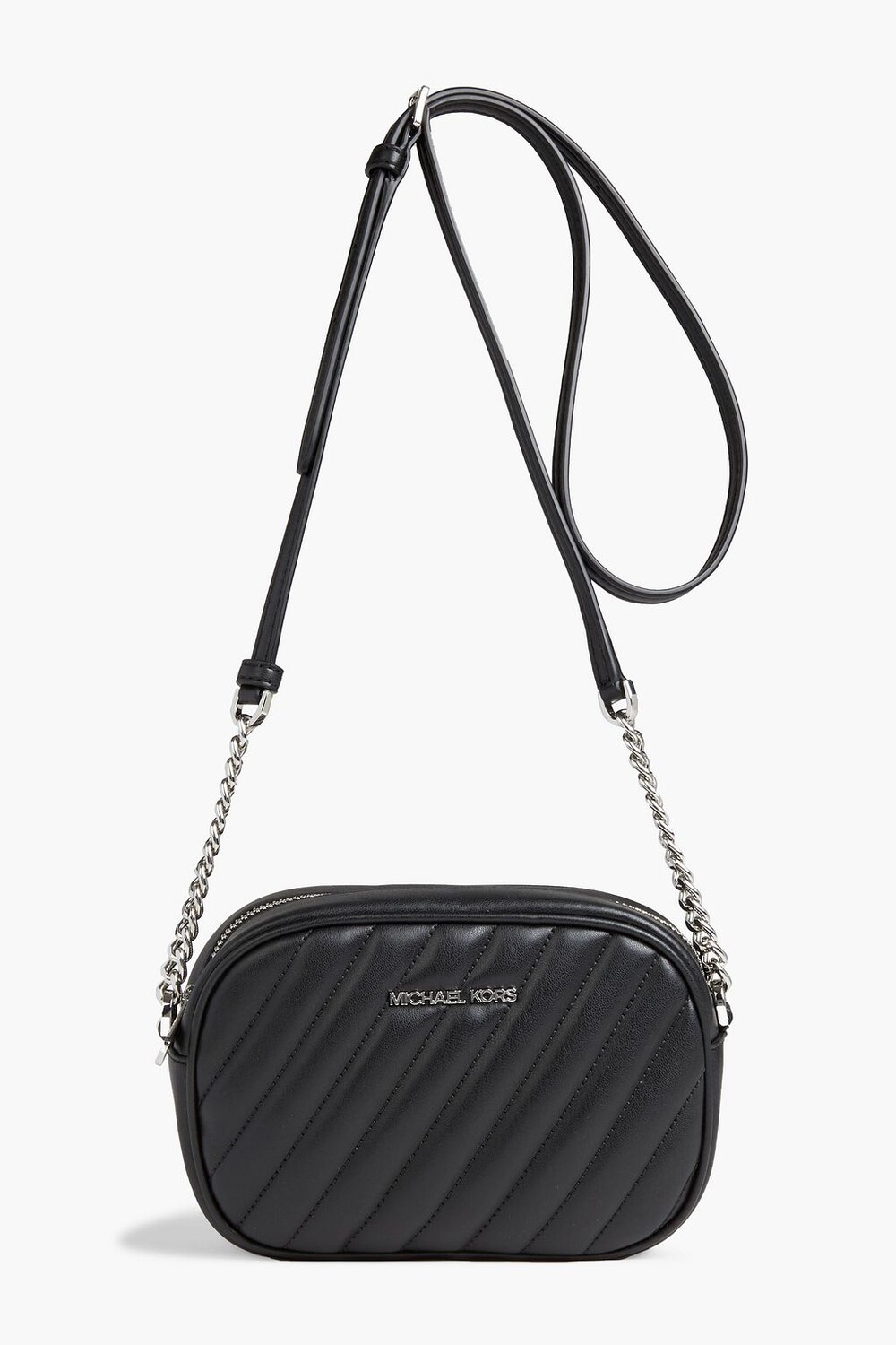 

Стеганая сумка на плечо из искусственной кожи Rose MICHAEL MICHAEL KORS, черный