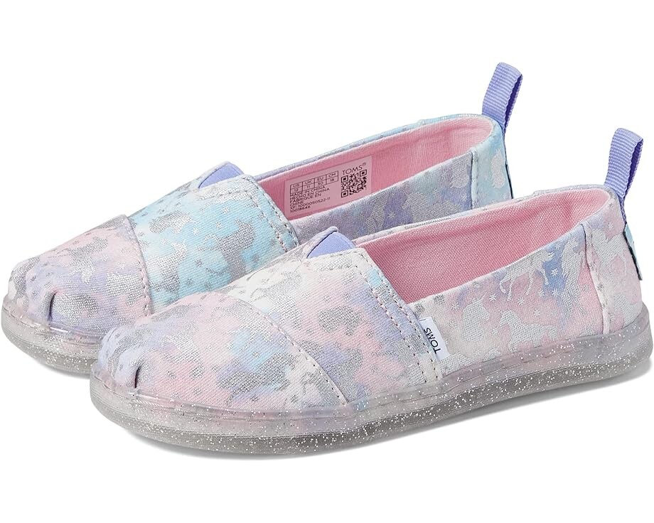 

Лоферы Toms Foil Unicorn Tie-Dye Knit Alpargata, цвет Bright Iris