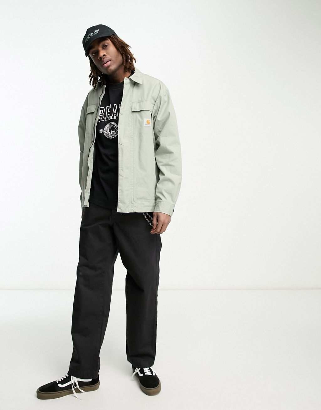 

Зеленая куртка Carhartt WIP Tyler, Зеленый