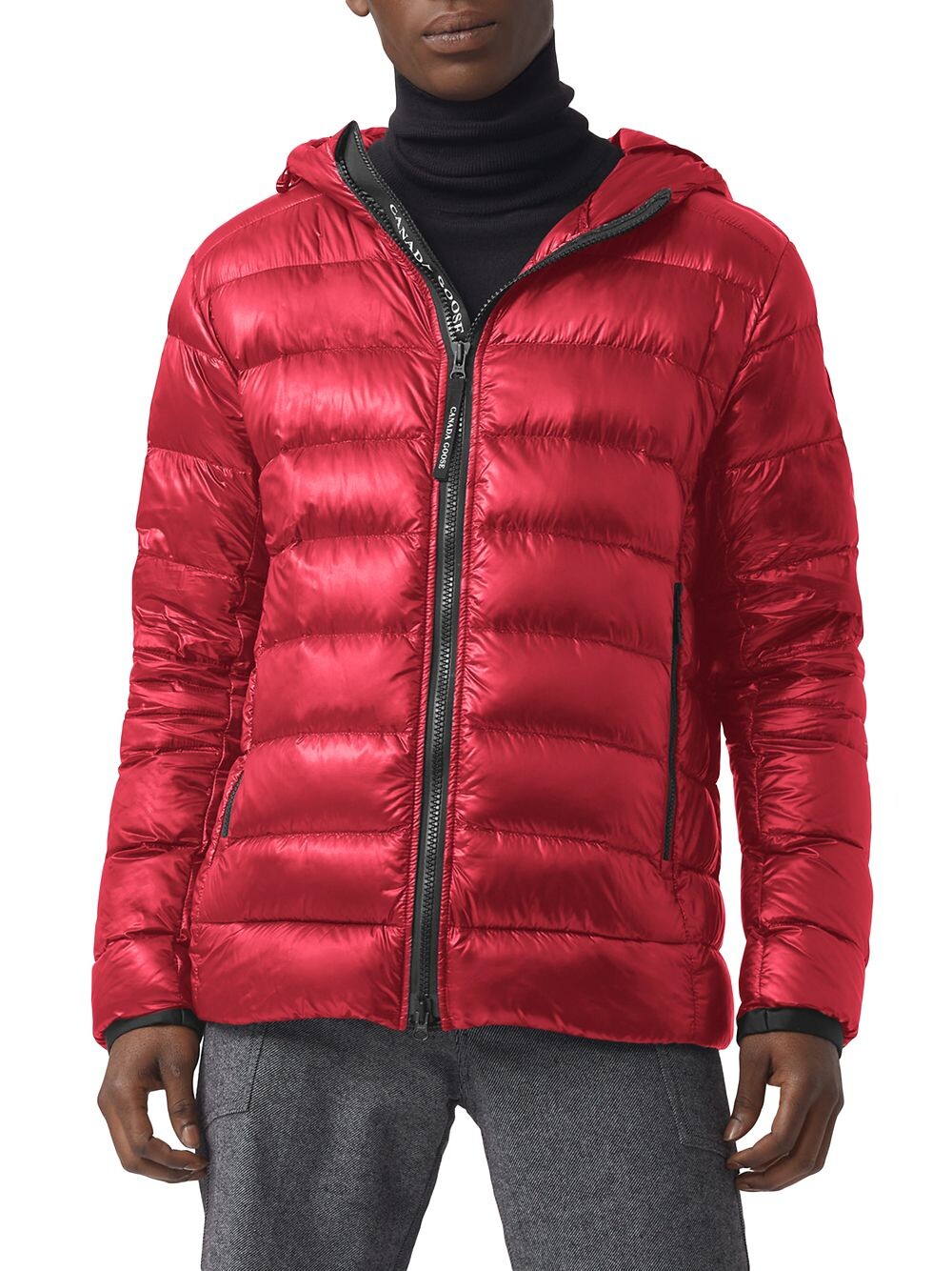 

пуховик крофтон Canada Goose, красный