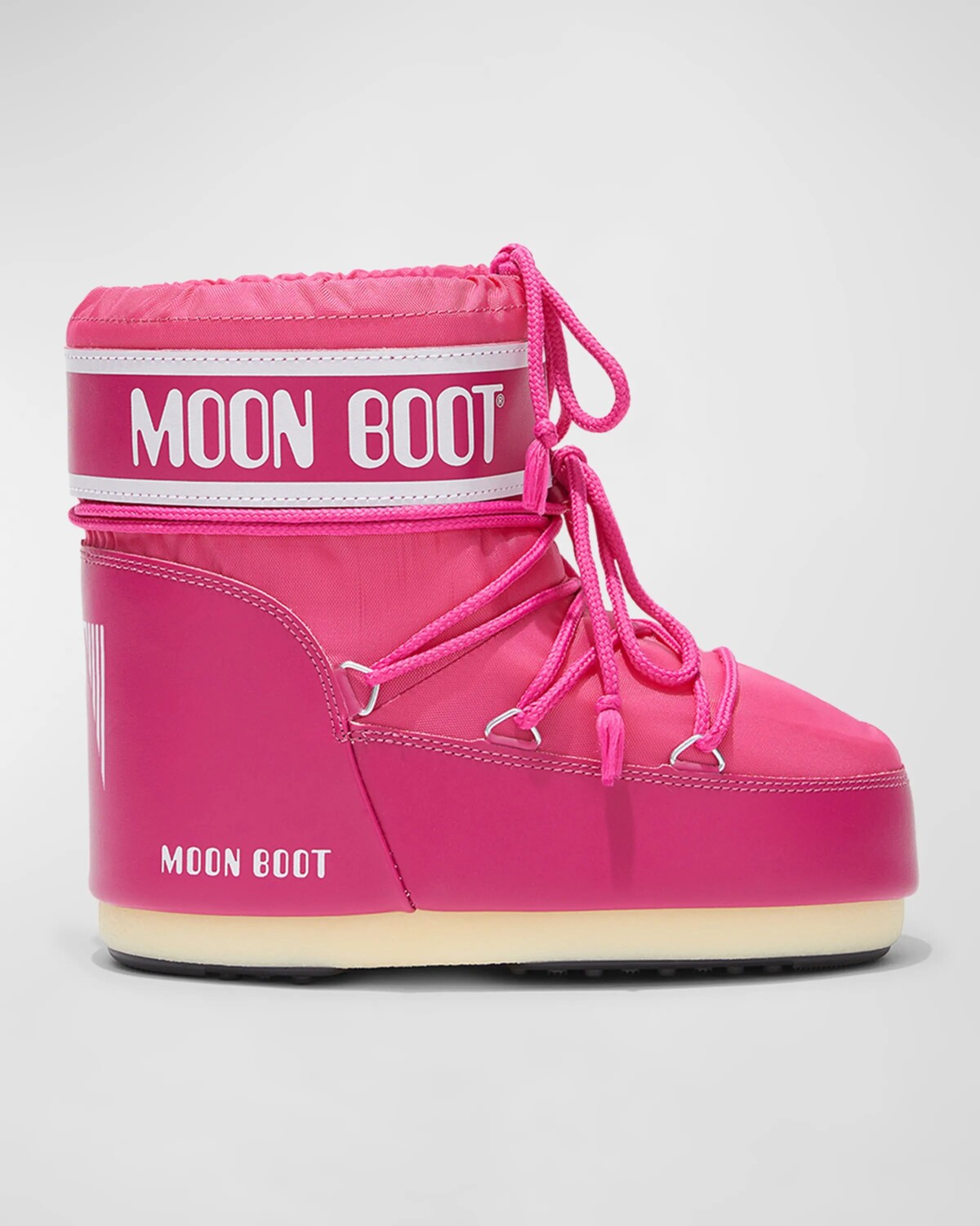 

Нейлоновые зимние ботинки Icon Moon Boot, цвет Bougainvillea