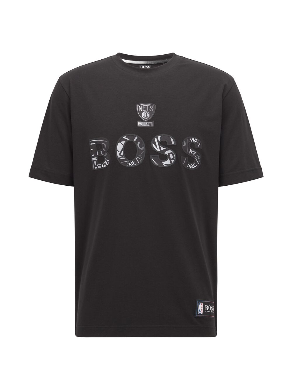 

Футболка баскетбольной команды Nets BOSS x NBA, черный