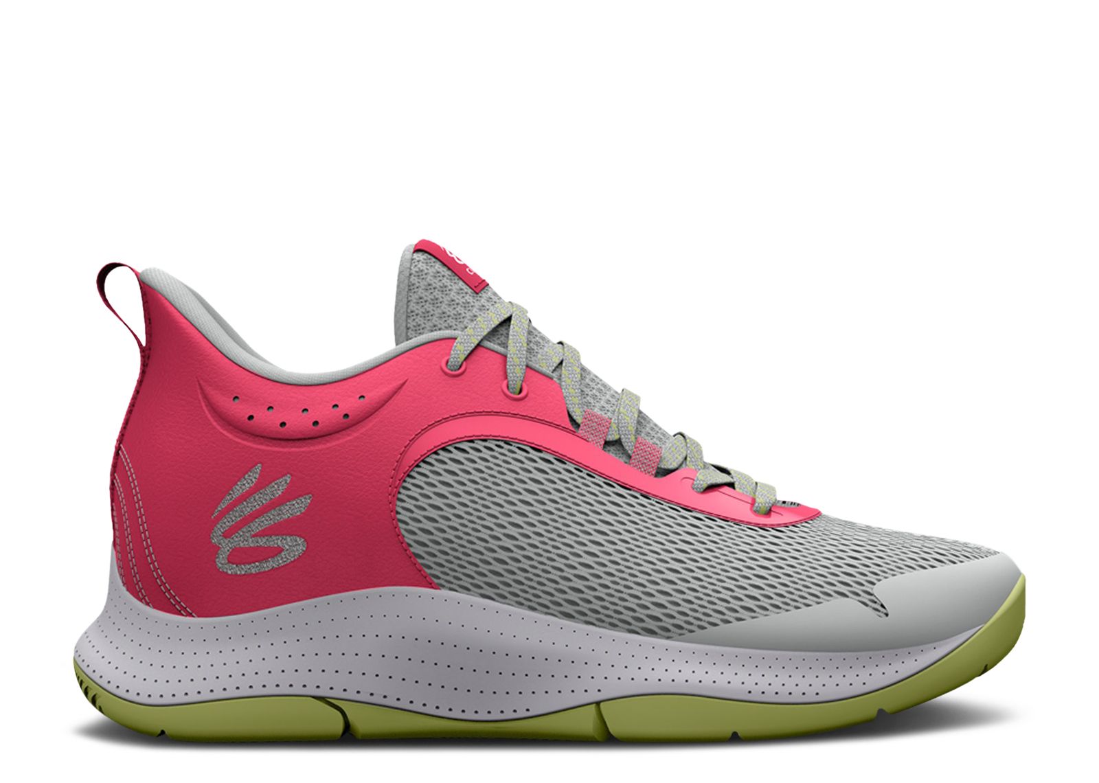 

Кроссовки Under Armour Curry 3Z6 'Grey Mist Pink Shock', серый