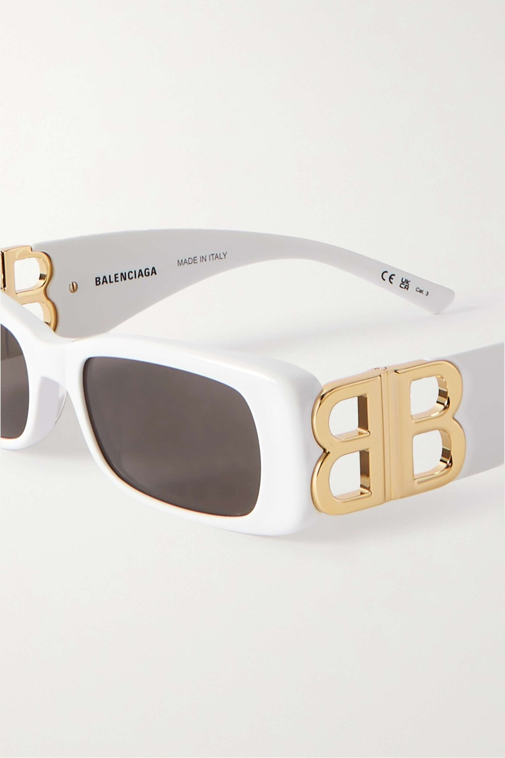 

BALENCIAGA EYEWEAR солнцезащитные очки Dynasty BB в прямоугольной оправе из ацетата, белый