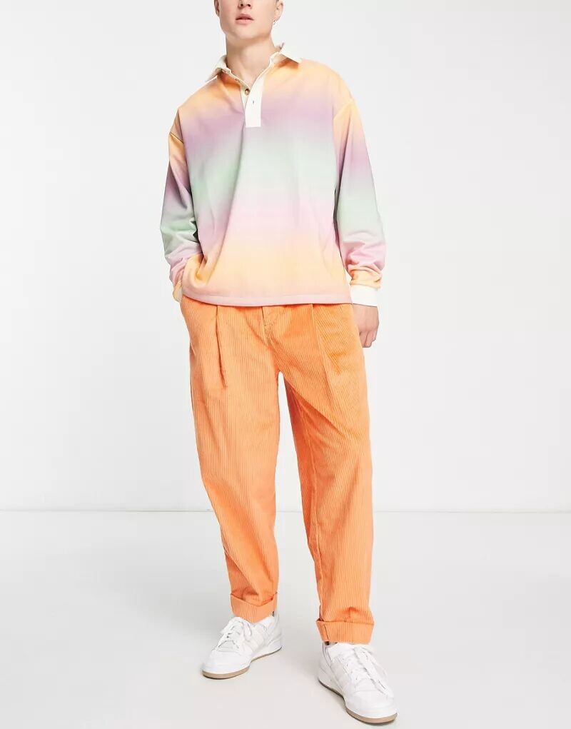 

Ржавые брюки с объемным шнурком ASOS KENYA