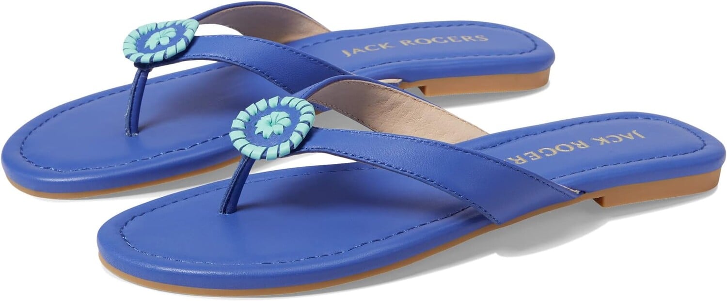 

Шлепанцы Roxy Flip-Flop Jack Rogers, цвет Dark Powder Blue/Turquoise