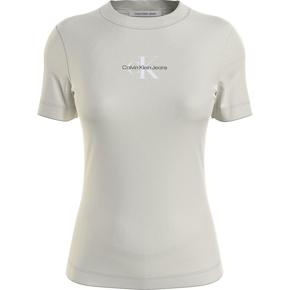

Футболка Calvin Klein Jeans Monologo Slim Fit, белый