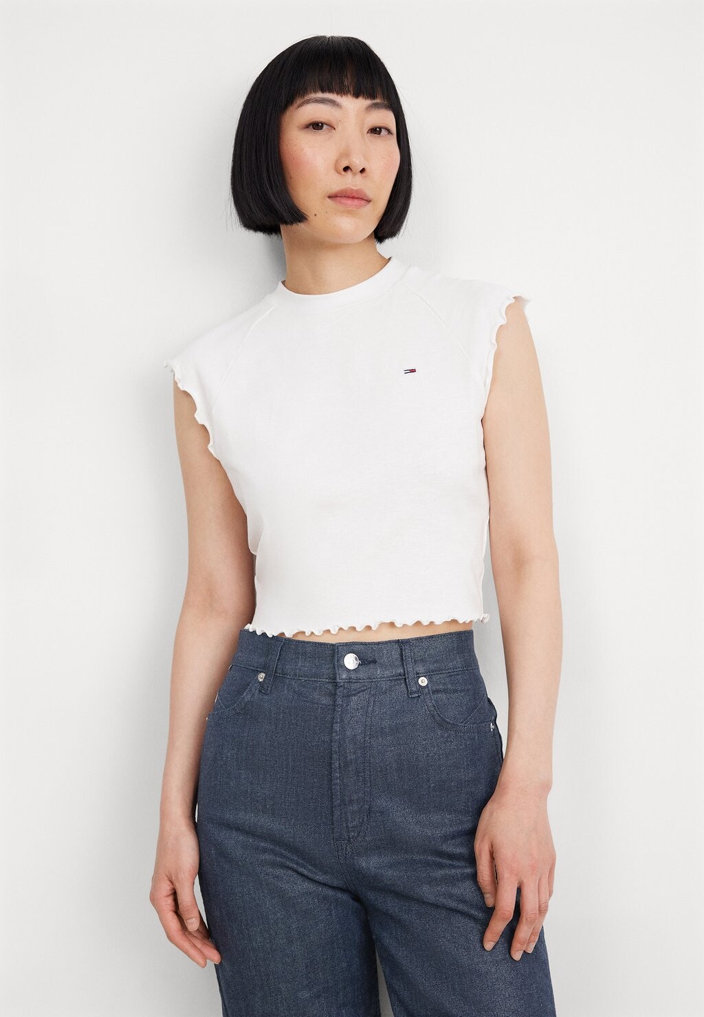 

Базовая футболка BABYLOCK Tommy Jeans, белый